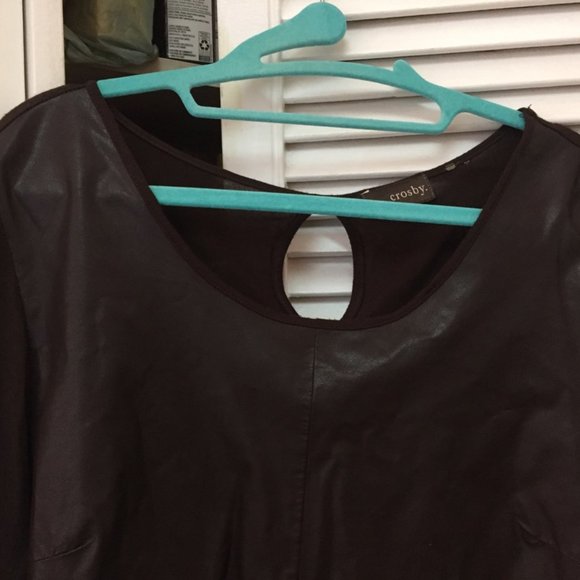 Leather-look pop top - Picture 2 of 4